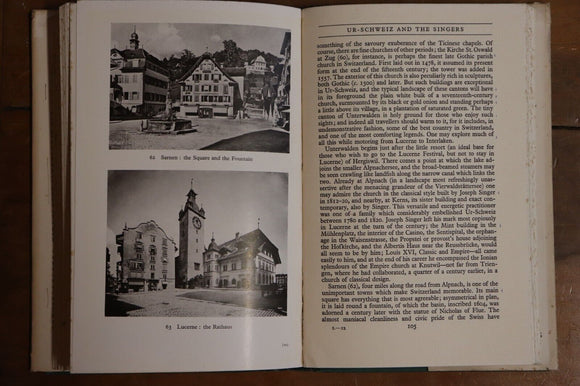 1950 Switzerland by John Russell - BT Batsford Antique Travel History Book