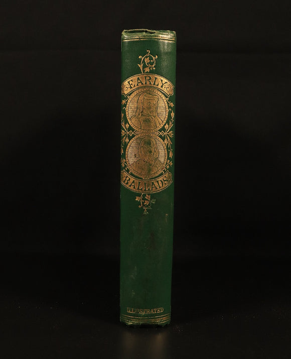 1862 Early Ballads Traditions & Customs Robert Bell Antique Music History Book