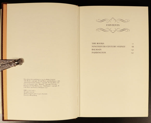 1977 Historic Sydney Sketchbook Balmain Paddington Australian History Book