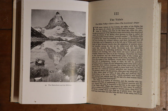 1950 Switzerland by John Russell - BT Batsford Antique Travel History Book