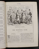c1880 Pickwick Club & Old Curiosity Shop by Charles Dickens Antique Fiction Book-4
