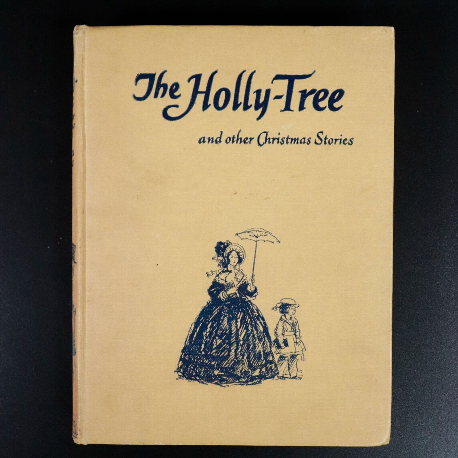 c1935 The Holly Tree & Christmas Stories by Charles Dickens Antique Fiction Book