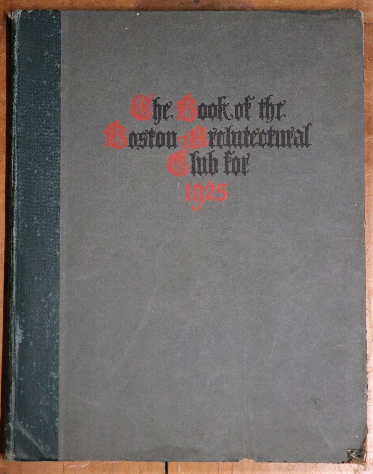 1925 The Book Of The Boston Architectural Club Antique Architecture Book