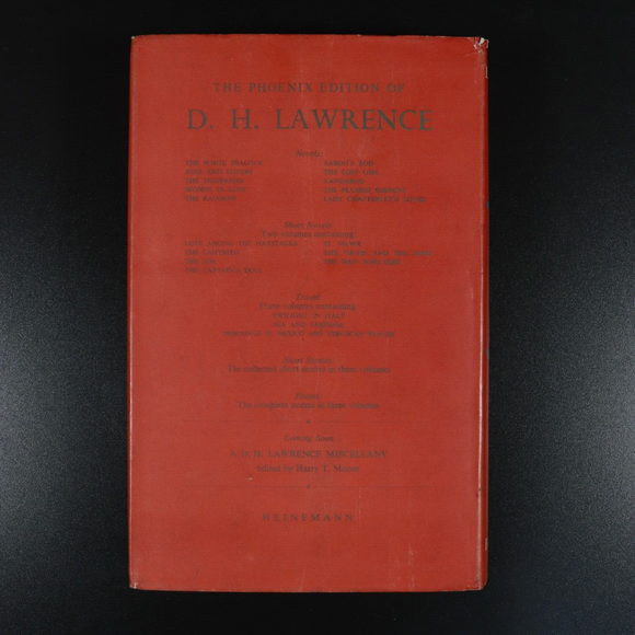 1961 Phoenix: Posthumous Papers Of D.H. Lawrence British Literature History Book