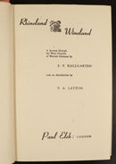 1951 Rhineland Wineland Wine Districts Of Western Germany History Book-3