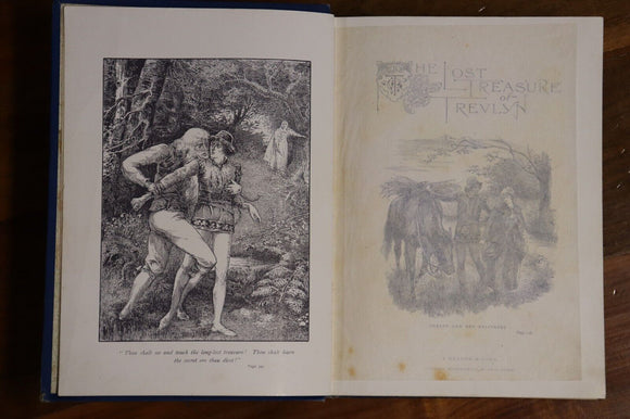 1895 The Lost Treasure Of Trevlyn by E. Everett Green British Fiction Book