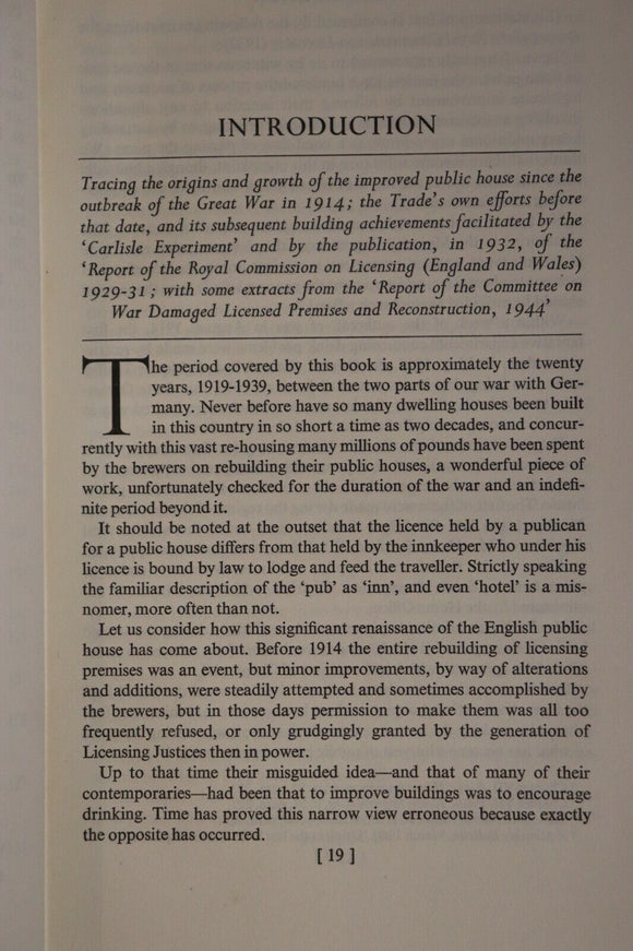 1947 The Renaissance Of The English Public House Antique Architecture Book