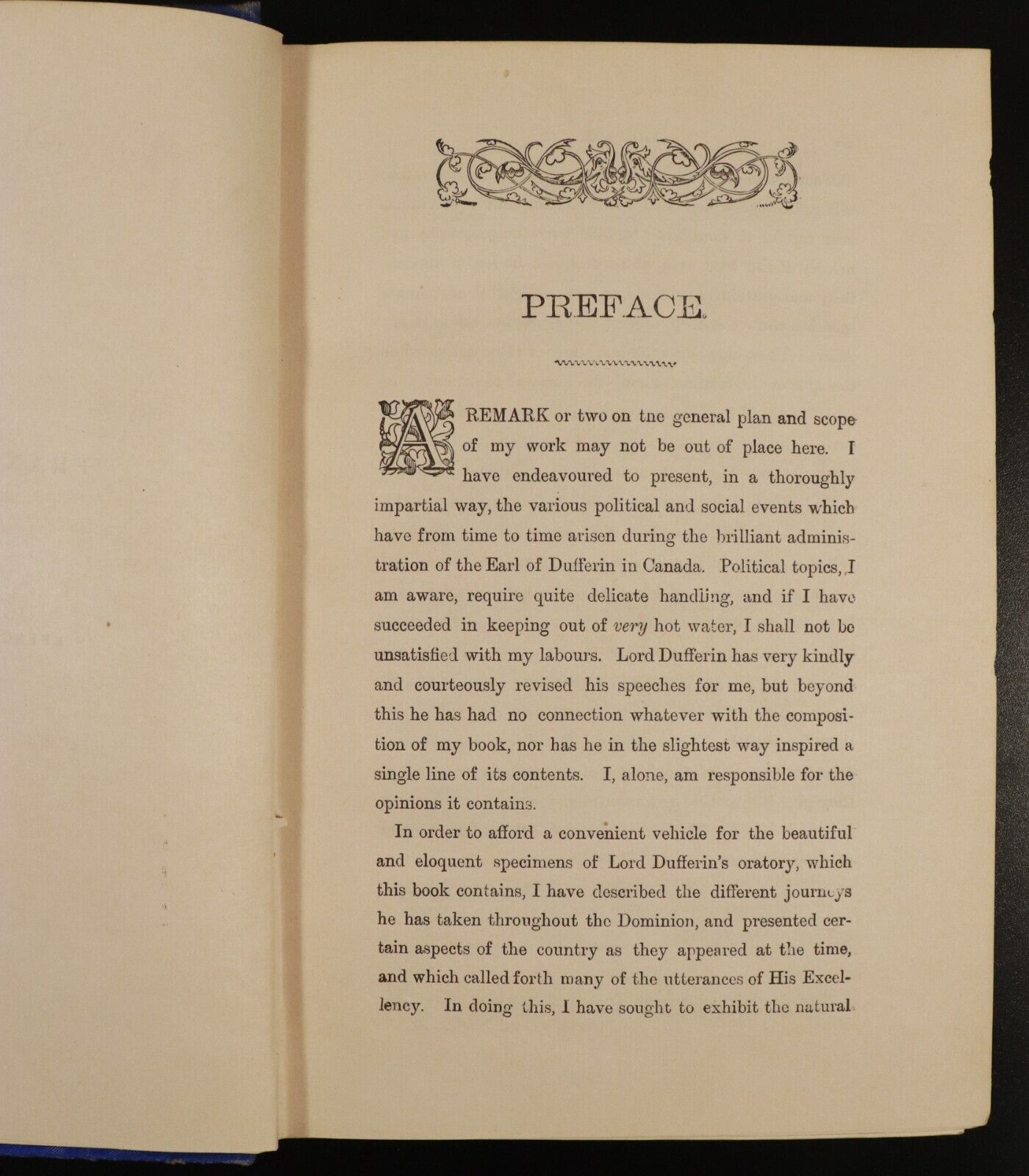 1879 Canada Under The Earl Of Dufferin Antique Canadian History Book