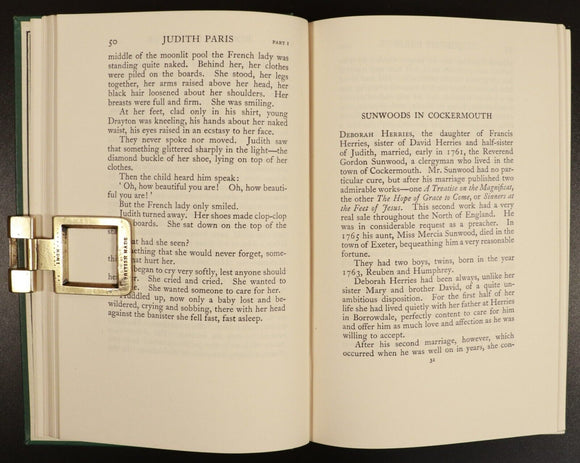 1931 Judith Paris: A Novel by Hugh Walpole 1st Edition British Fiction Book