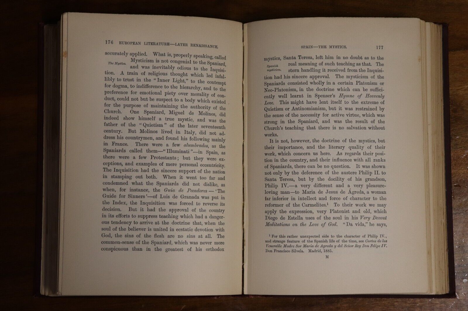 1898 The Later Renaissance: Periods of European Literature Antique Book