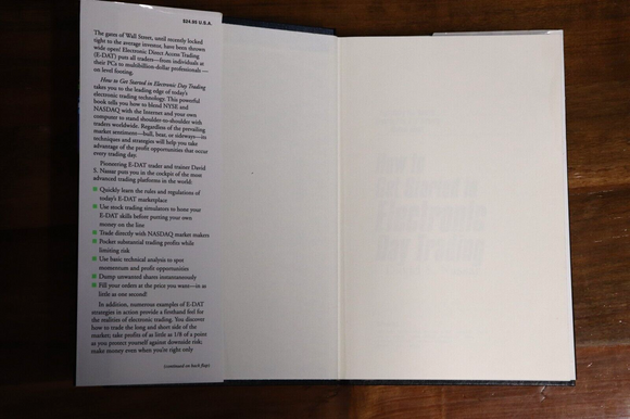1999 How To Get Started In Electronic Day Trading Stock Market Investment Book