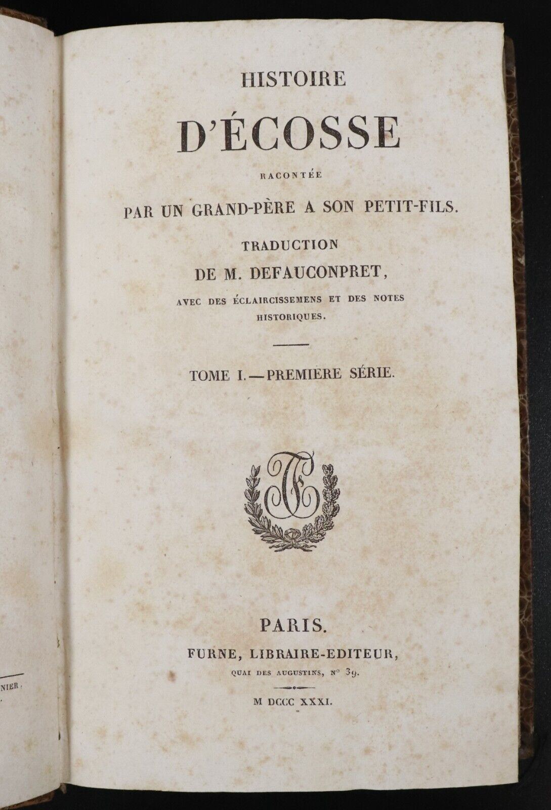 1830 25vol Oeuvres De Walter Scott Antiquarian Fiction Books Set French MAP