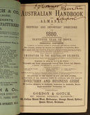 1880 Australian Handbook Almanac Shippers' Directory Antiquarian Reference Book-6