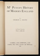 1921 4vol Mr Punch's History Of Modern England Antique British History Book Set-4