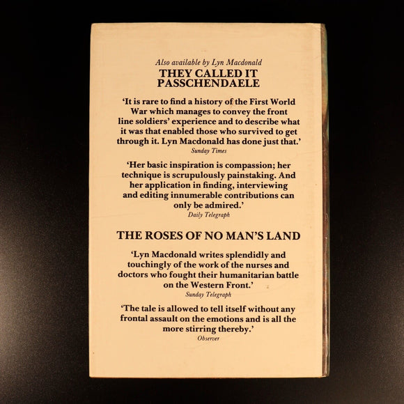 Somme by Lyn Macdonald 1983 1st Edition British Military History Book WW1