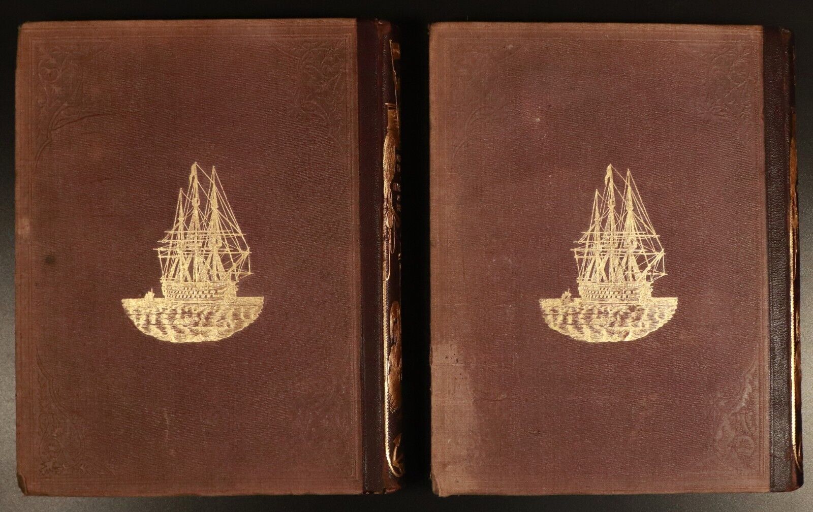 c1845 2vol Ports, Harbours Of Great Britain Antiquarian Maritime History Books