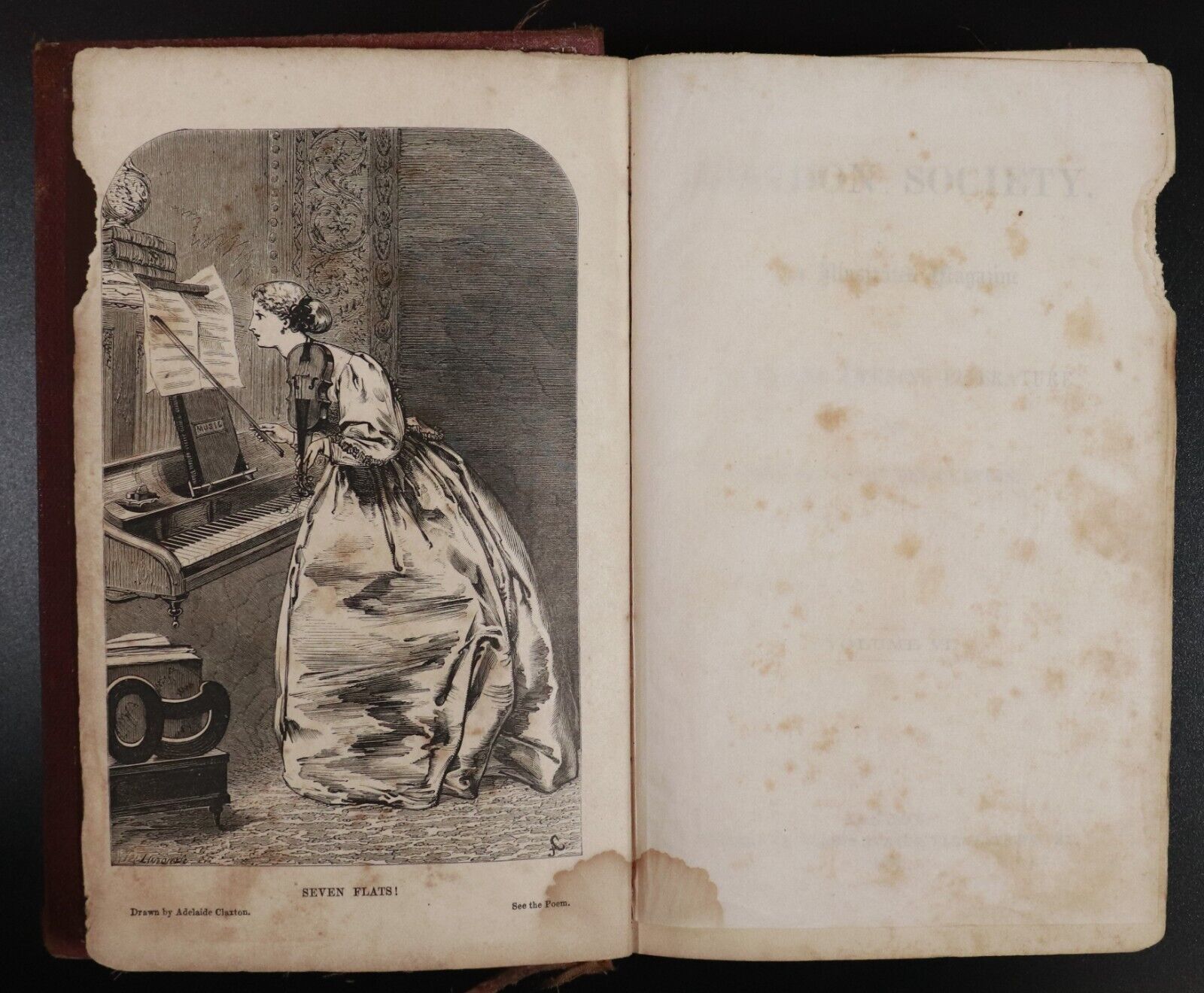 1862 & 1864 London Society Illustrated Magazine Antique Literature Books