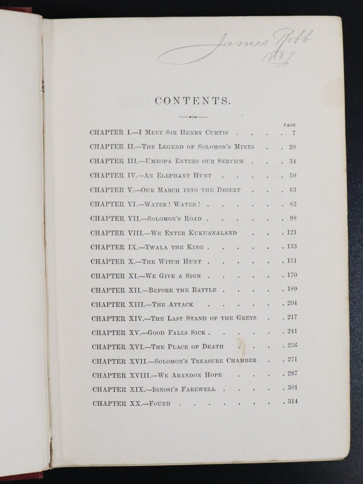 1888 King Solomon's Mines by H. Rider Haggard Antique Book Early Reprint