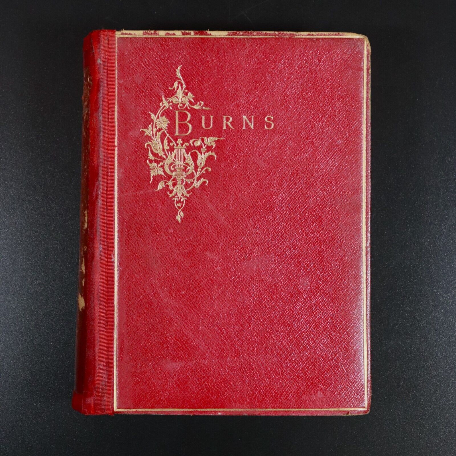 1889 The Poetical Works Of Robert Burns Antique Scottish Literature Book
