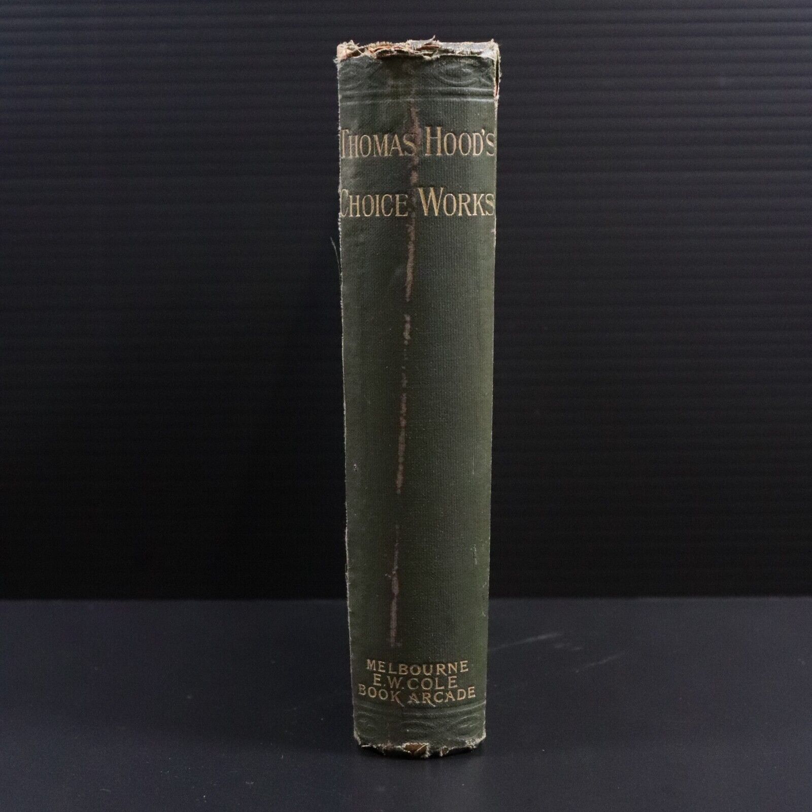 c1895 The Choice Works Of Thomas Hood Antique British Prose & Verse Book - 0
