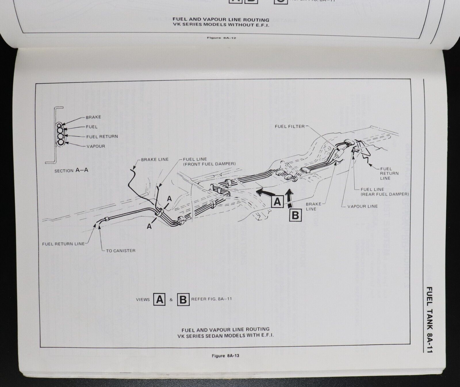 1984 Holden Commodore Holden Calais VK Series Service Manual Supplement Book