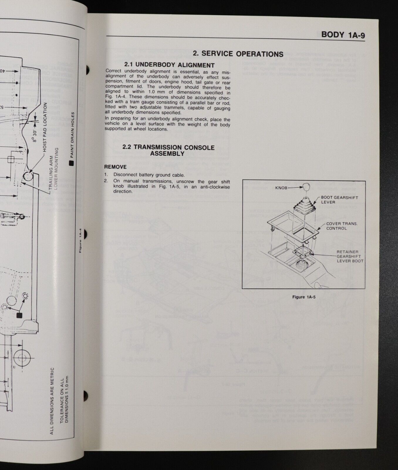 1986 Holden Commodore Holden Calais VL Series Service Manual Supplement Books x4
