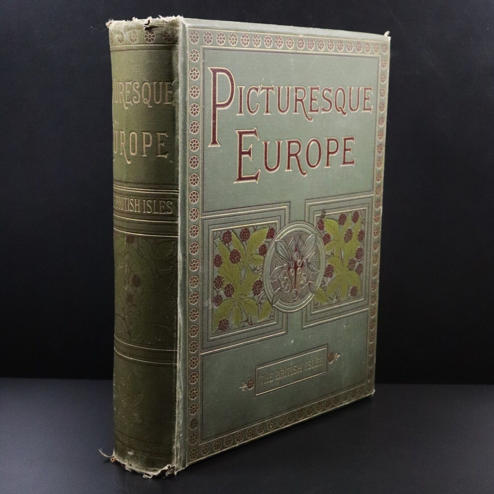 c1890 Picturesque Europe: The British Isles Antiquarian Illustrated History Book