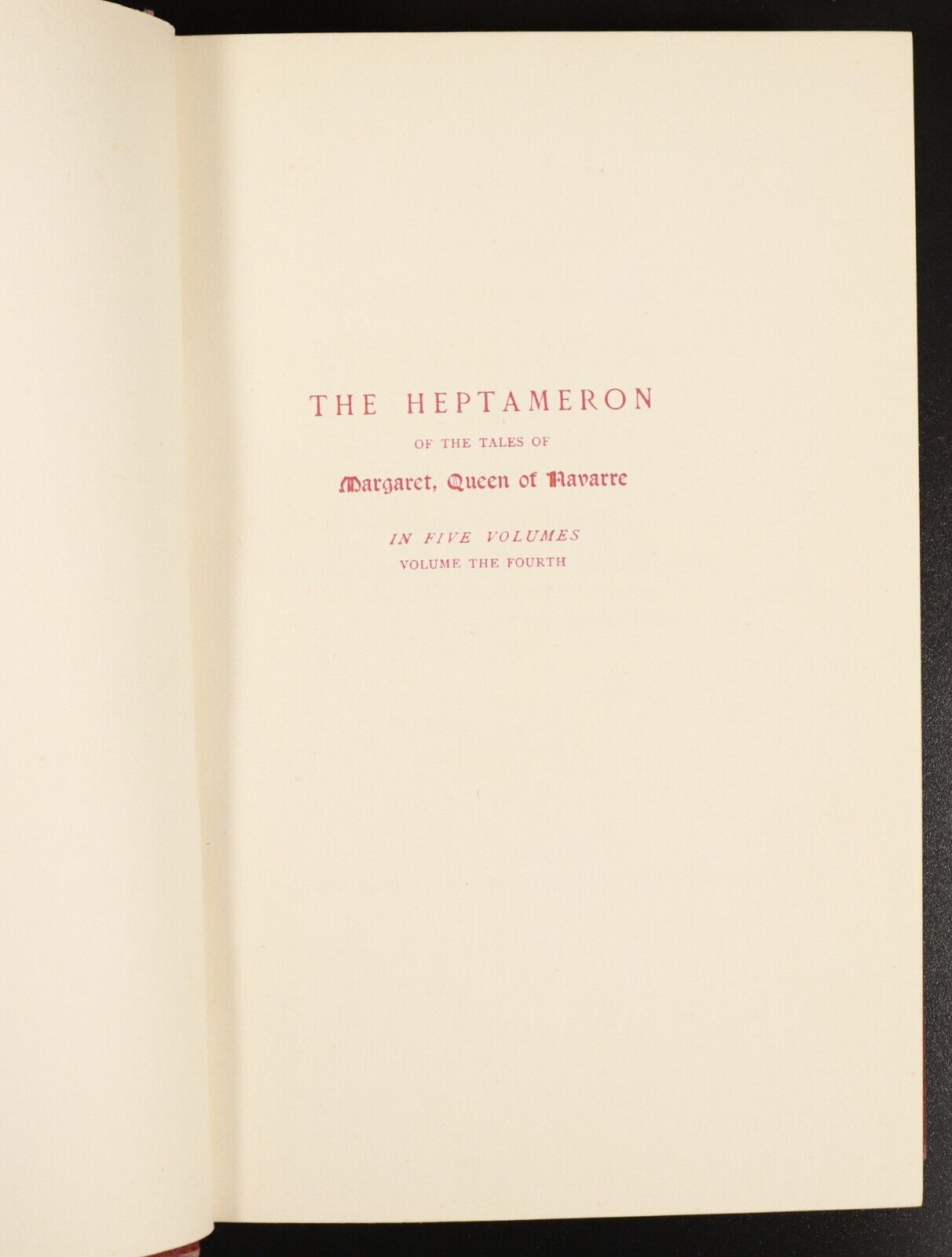 1922 2vol The Heptameron Queen Of Navarre Antique French Literature Books