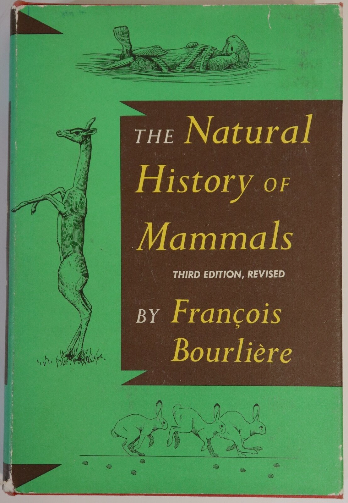 The Natural History Of Mammals by Francois Bourliere - 1970 - History Book