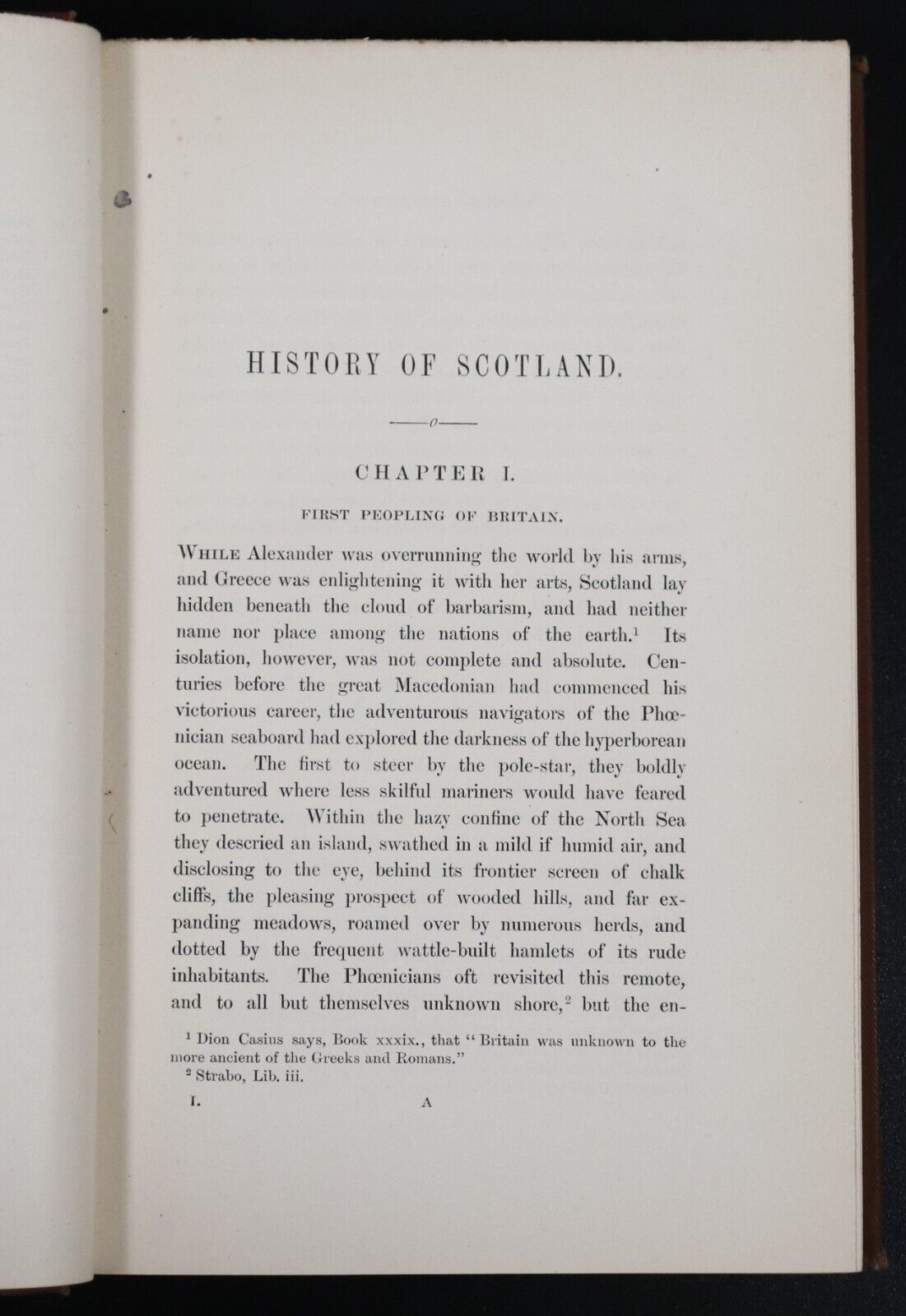 1886 History Of The Scottish Nation Antique History Book Scotland Druids J Wylie