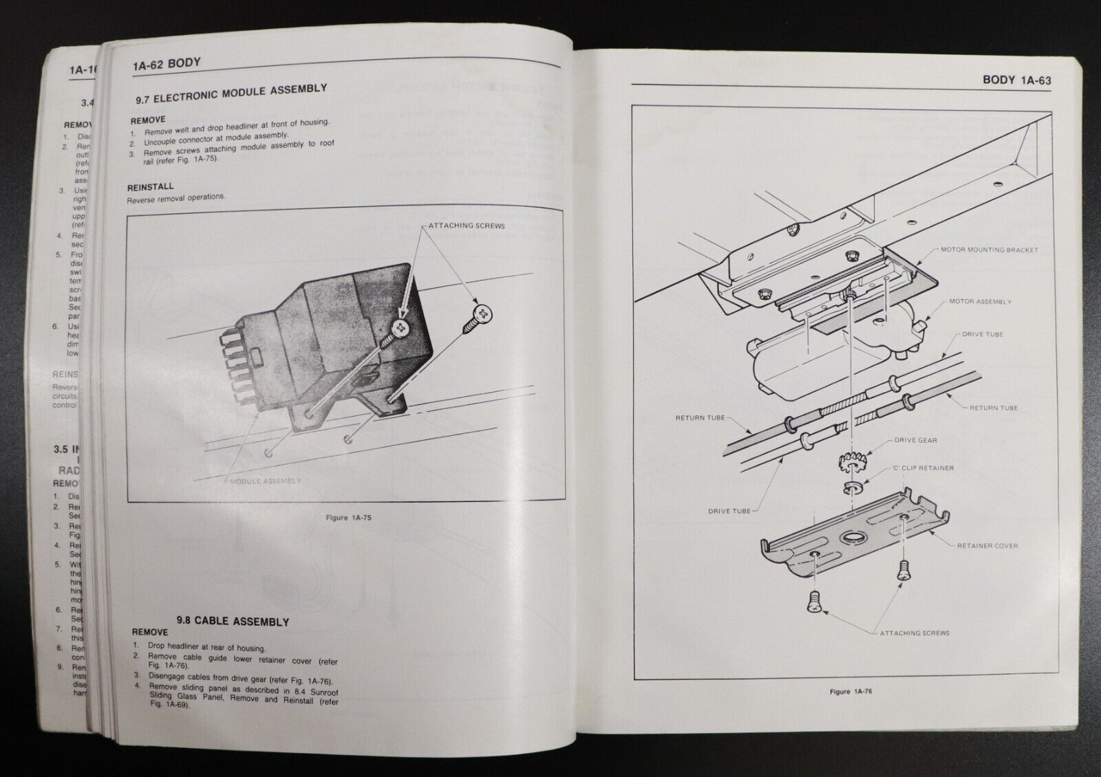 1984 Holden Commodore Holden Calais VK Series Service Manual Supplement Book