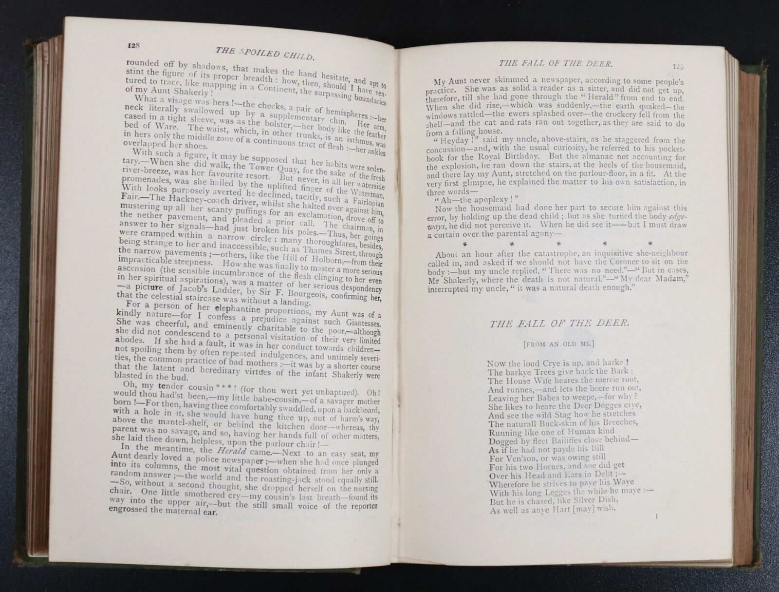 c1895 The Choice Works Of Thomas Hood Antique British Prose & Verse Book