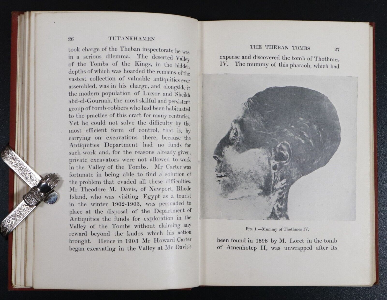 1923 Tutankhamen & The Discovery Of His Tomb Antique Egypt History Book 1st Ed