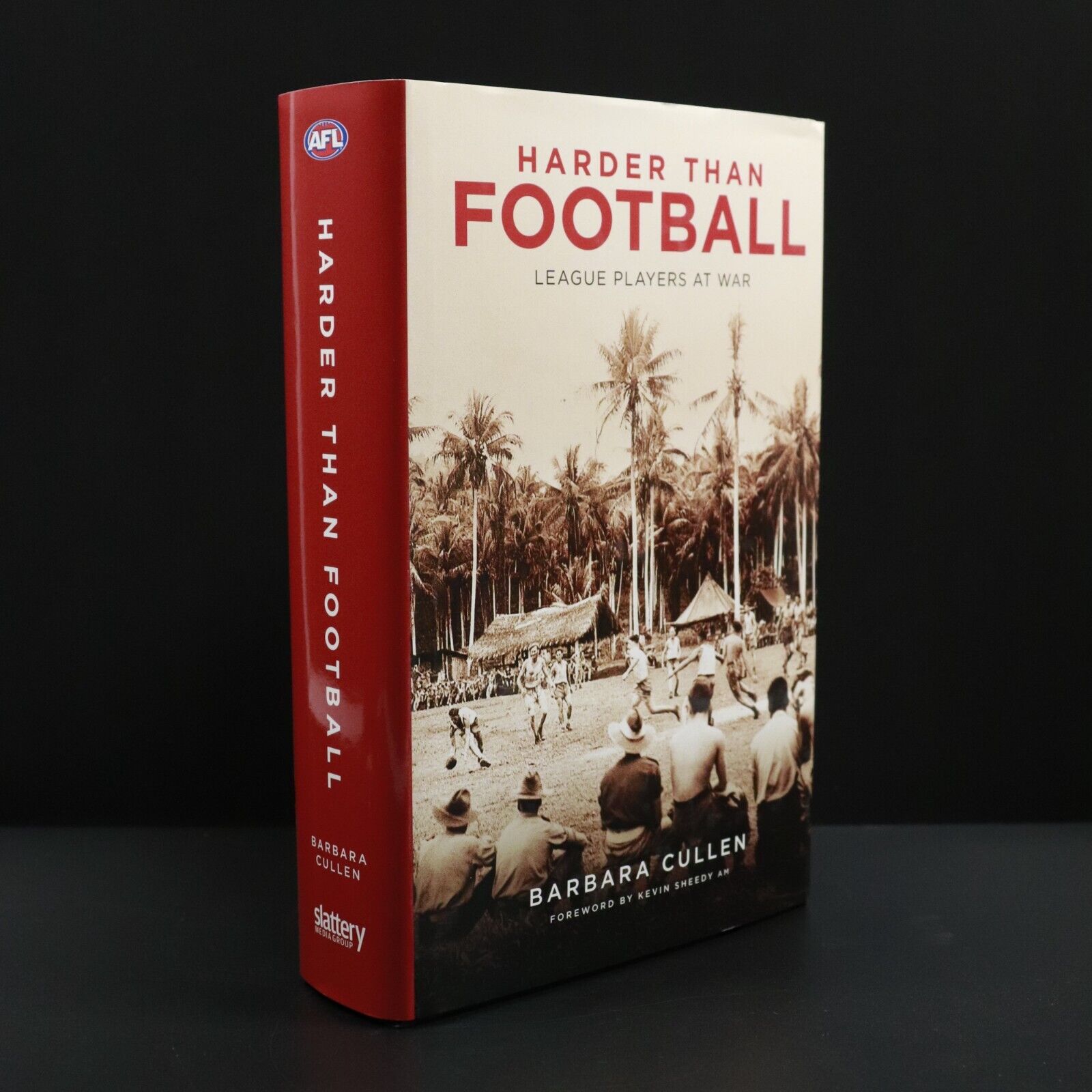 2015 Harder Than Football: AFL Players At War - Australian Military History Book