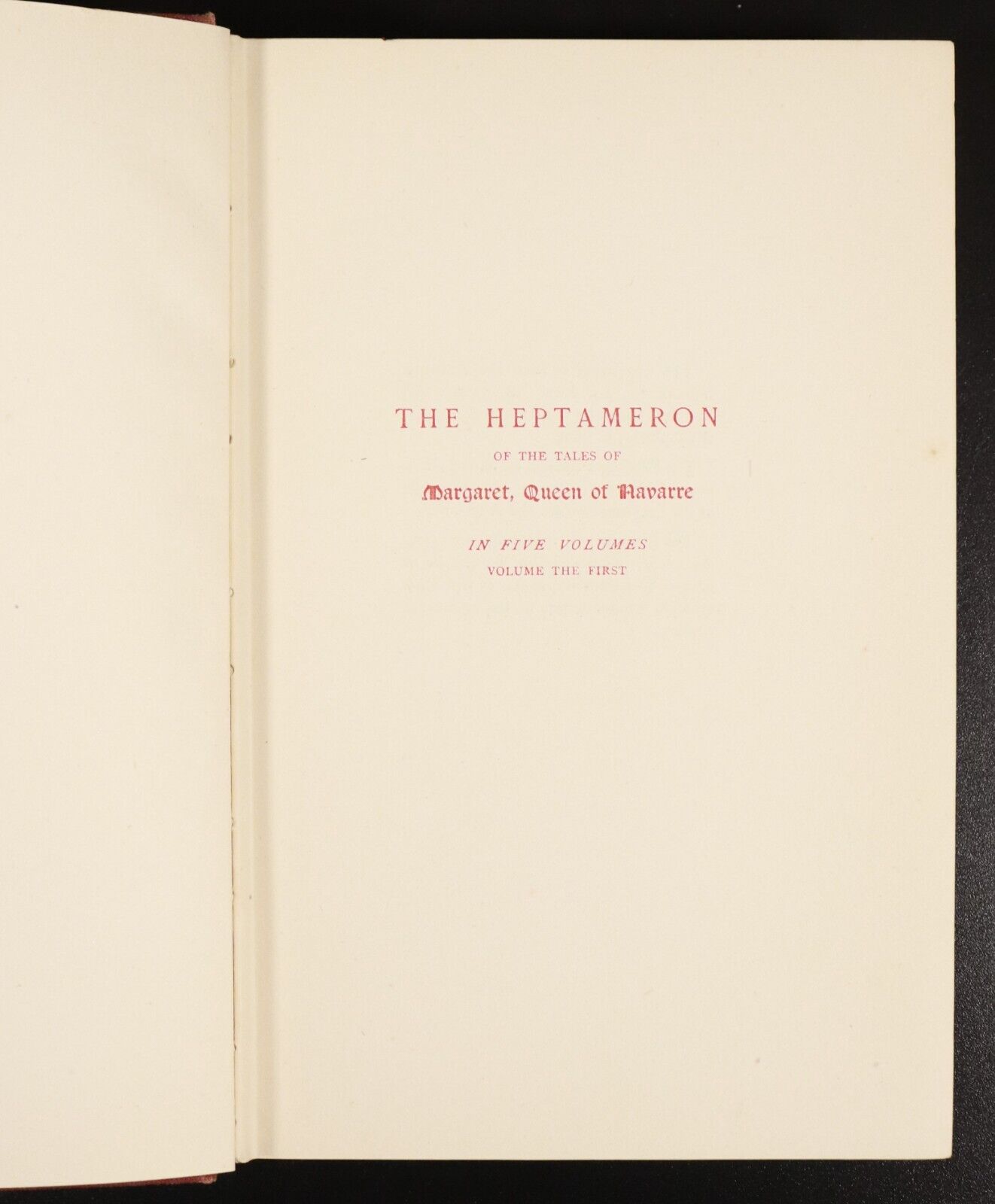 1922 2vol The Heptameron Queen Of Navarre Antique French Literature Books