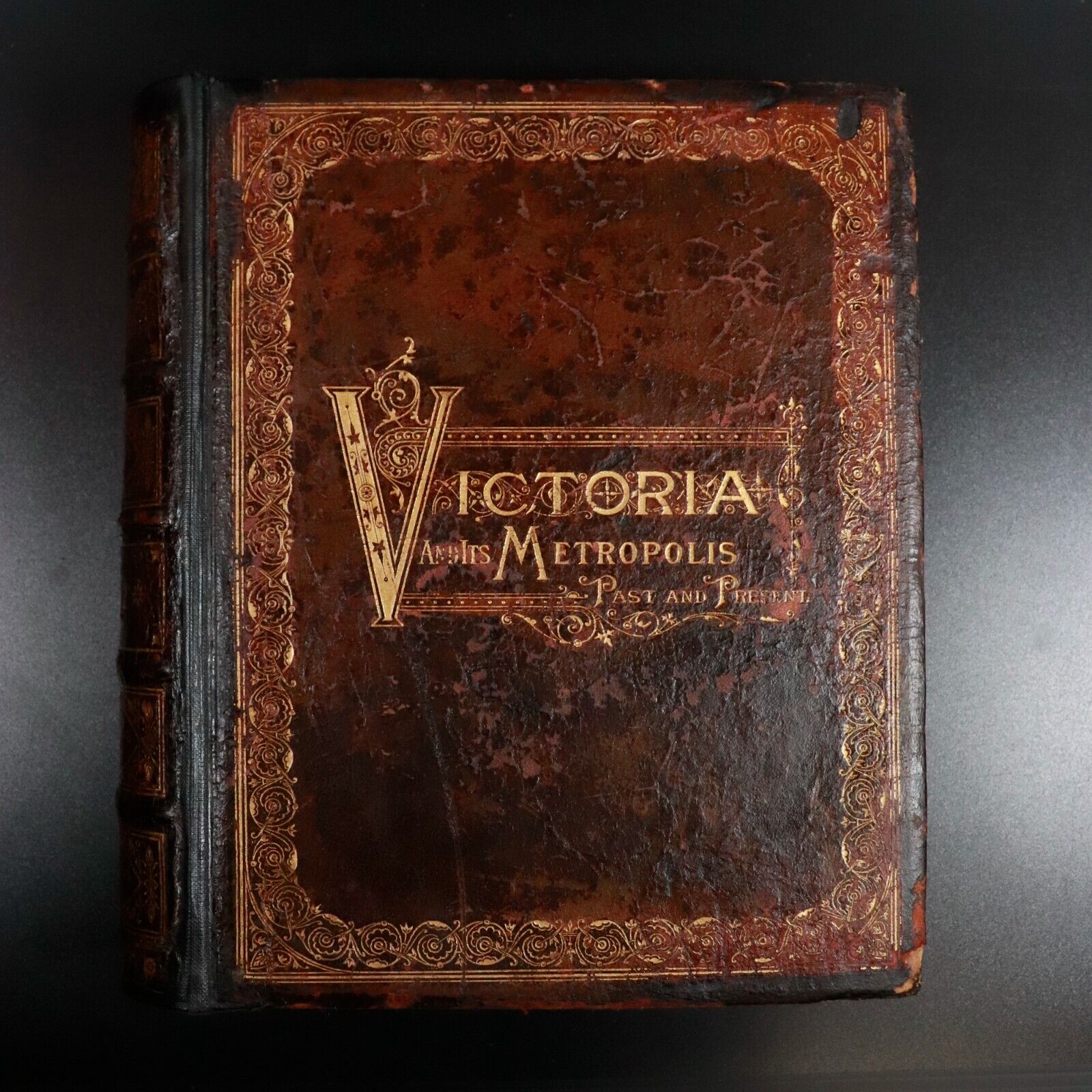 1888 2vol Victoria & Its Metropolis by A. Sutherland Antique Australian Book Set