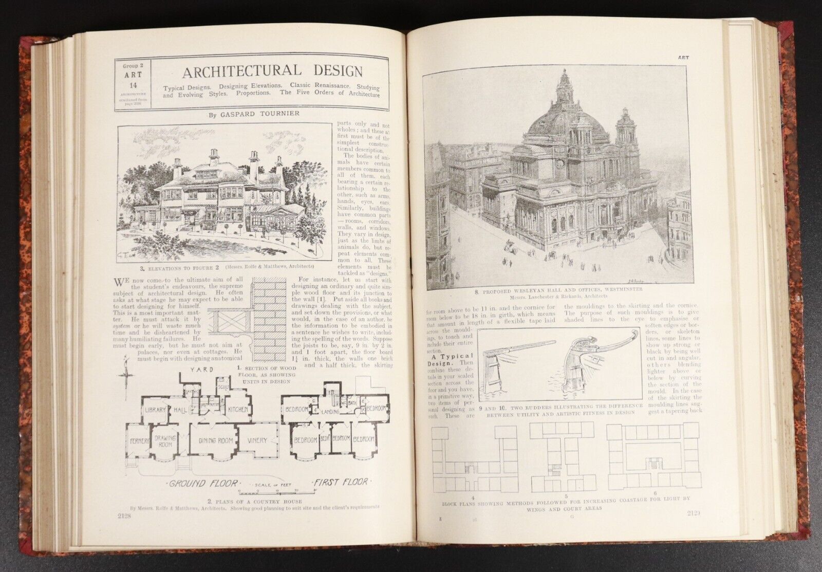 1906 8vol Harmsworth Self Educator Antique Reference Book Set Arthur Mee