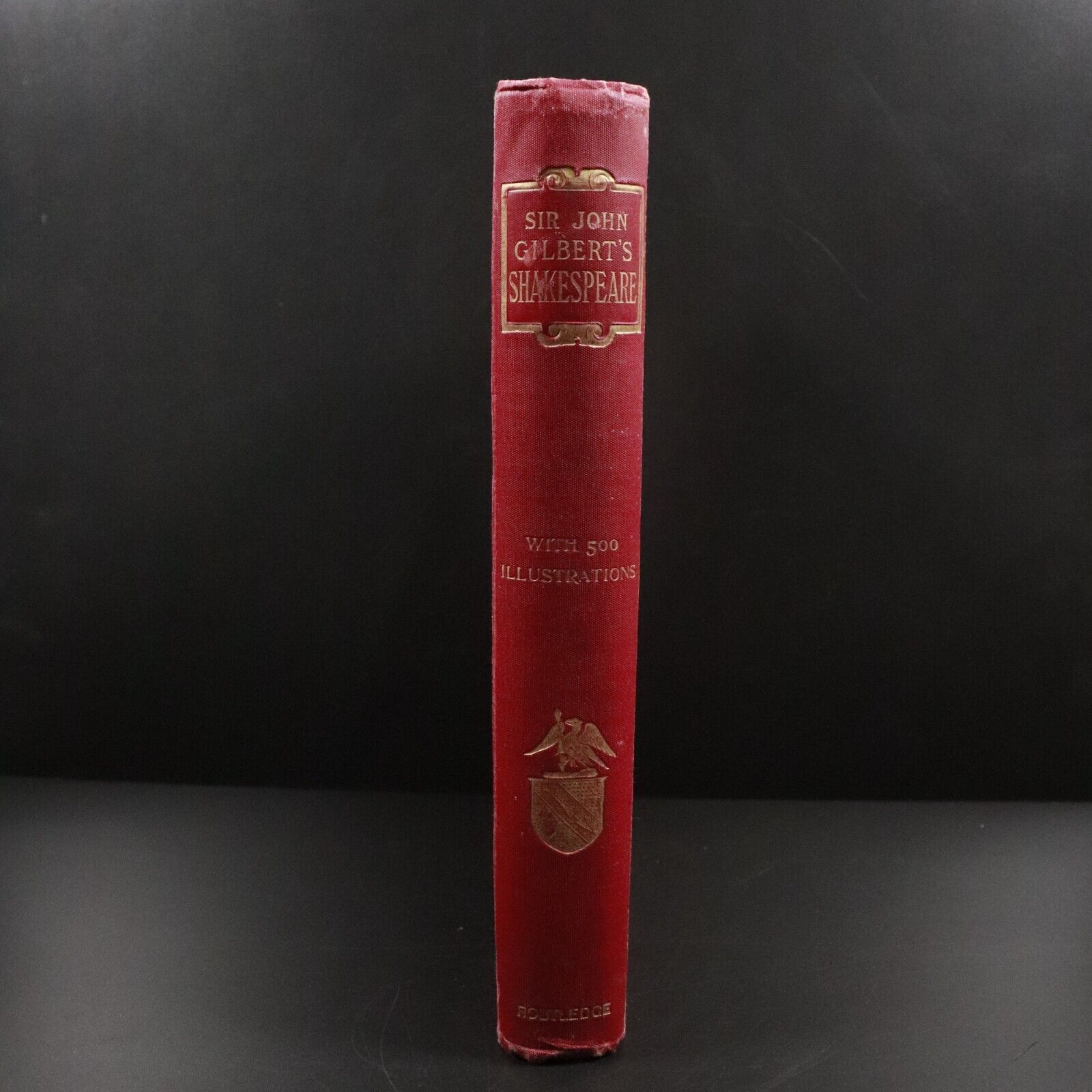 c1915 Sir John Gilbert's Shakespeare by Howard Staunton Antique Literature Book