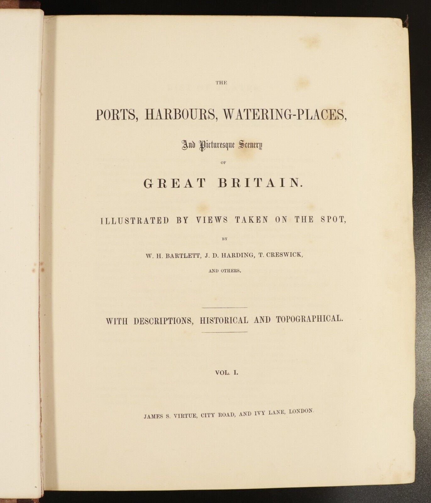 c1845 2vol Ports, Harbours Of Great Britain Antiquarian Maritime History Books