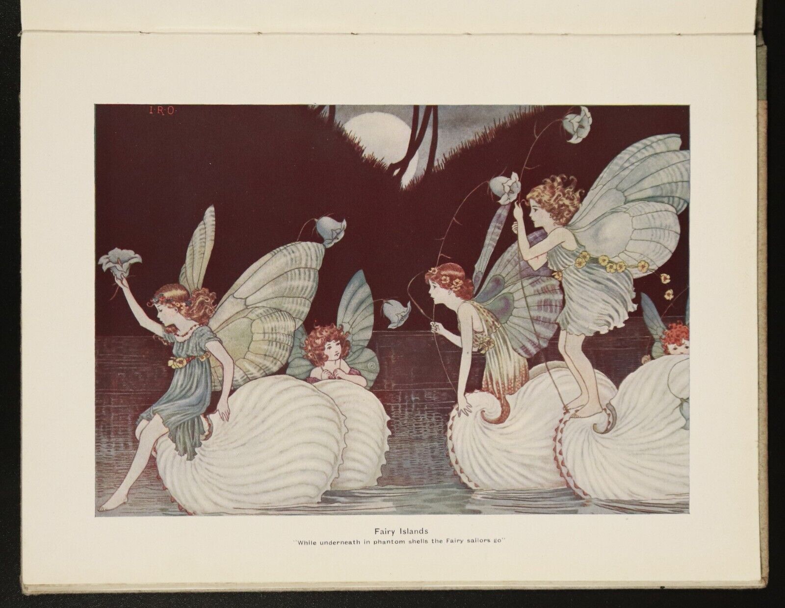 1919 Elves & Fairies Of Ida Rentoul Outhwaite Antique Australian Childrens Book