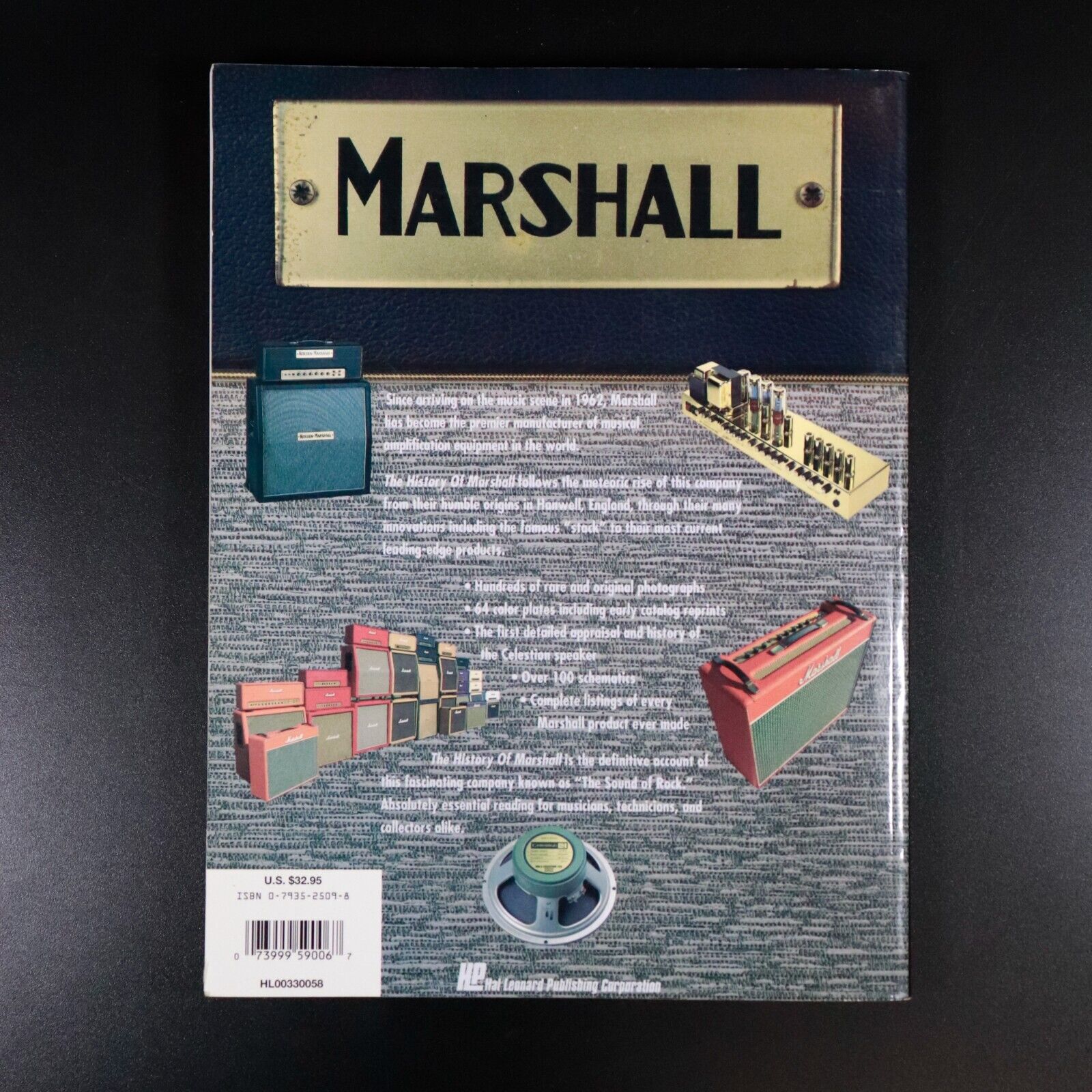 1993 The History Of Marshall by Michael Doyle Marshall Amplifiers Guitar Book - 0