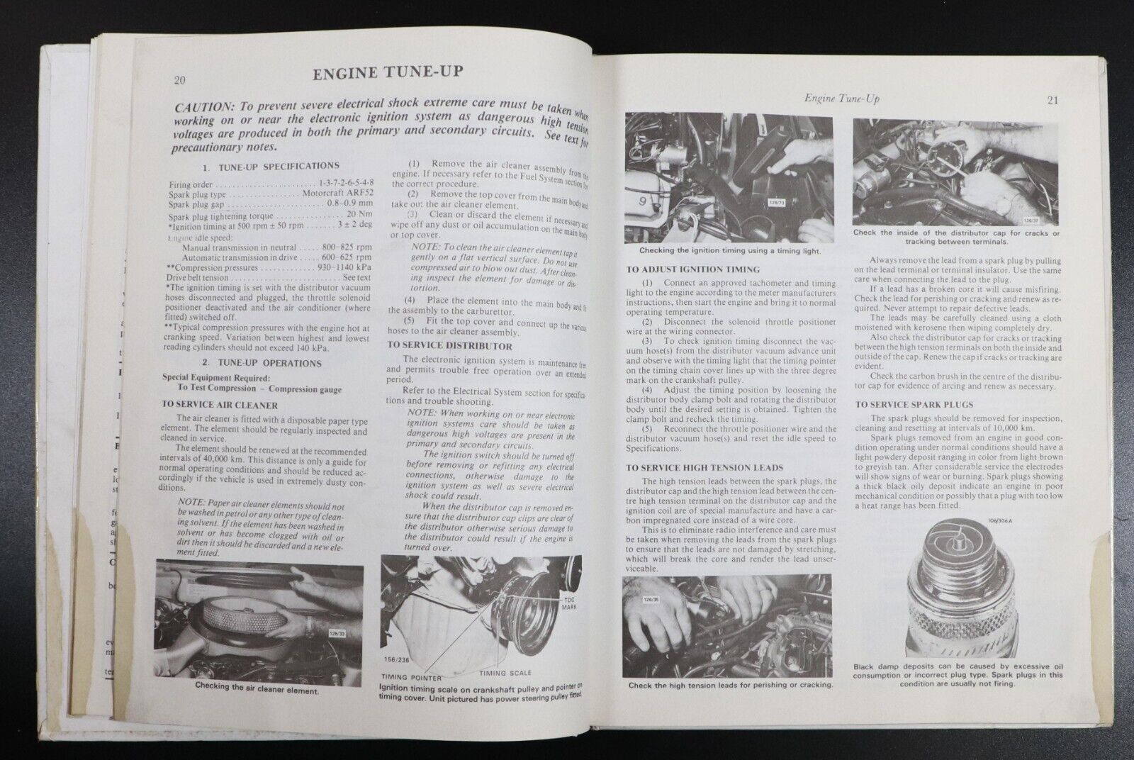 1989 Gregory's No. 126 Ford Falcon Fairmont XD Series V8 Car Repair Manual Book