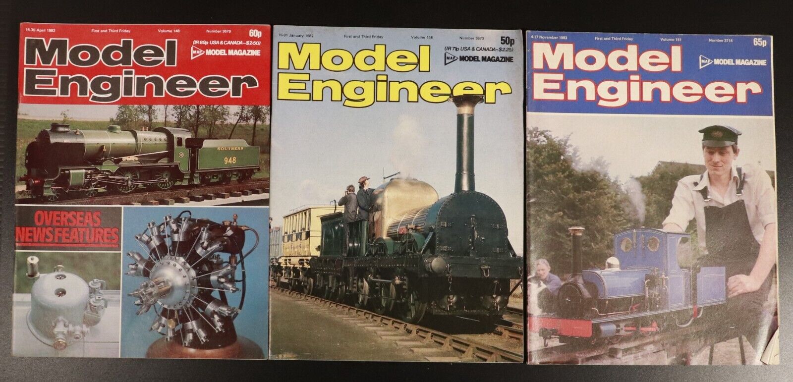 1982 33vol Model Engineer Map Model Magazine Modelling Hobby Books Bulk Lot