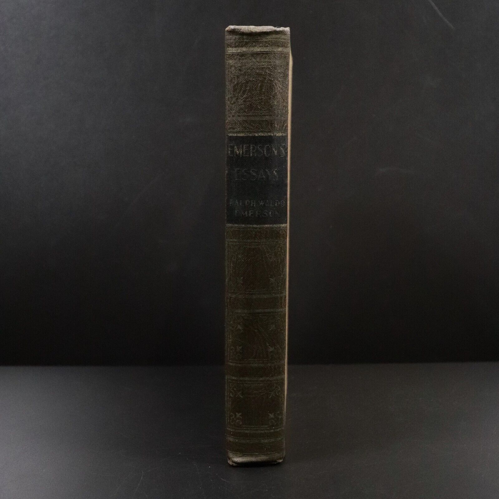 c1950 Emerson's Essays R.W. Emerson - Art Type Edition - Vintage Philosophy Book