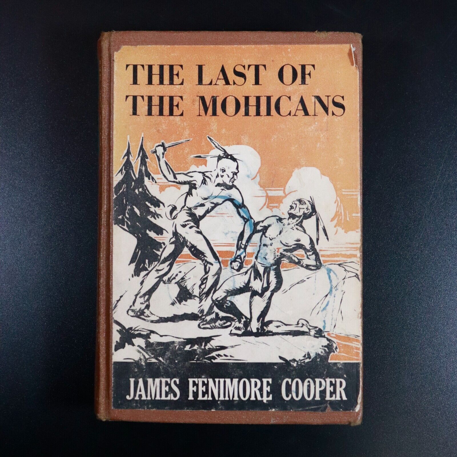 c1936 The Last Of The Mohicans by J.F. Cooper Antique American Fiction Book