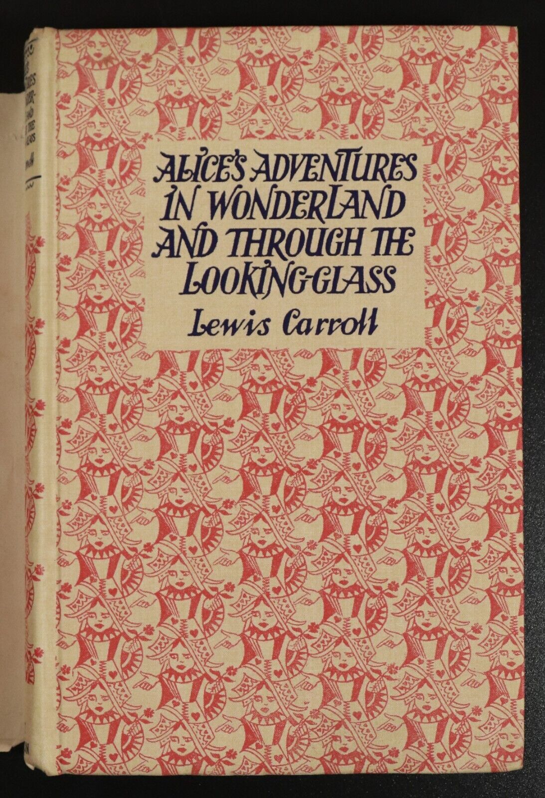 1954 Alice's Adventures In Wonderland L. Carroll Antique Fiction Book J. Tenniel - 0