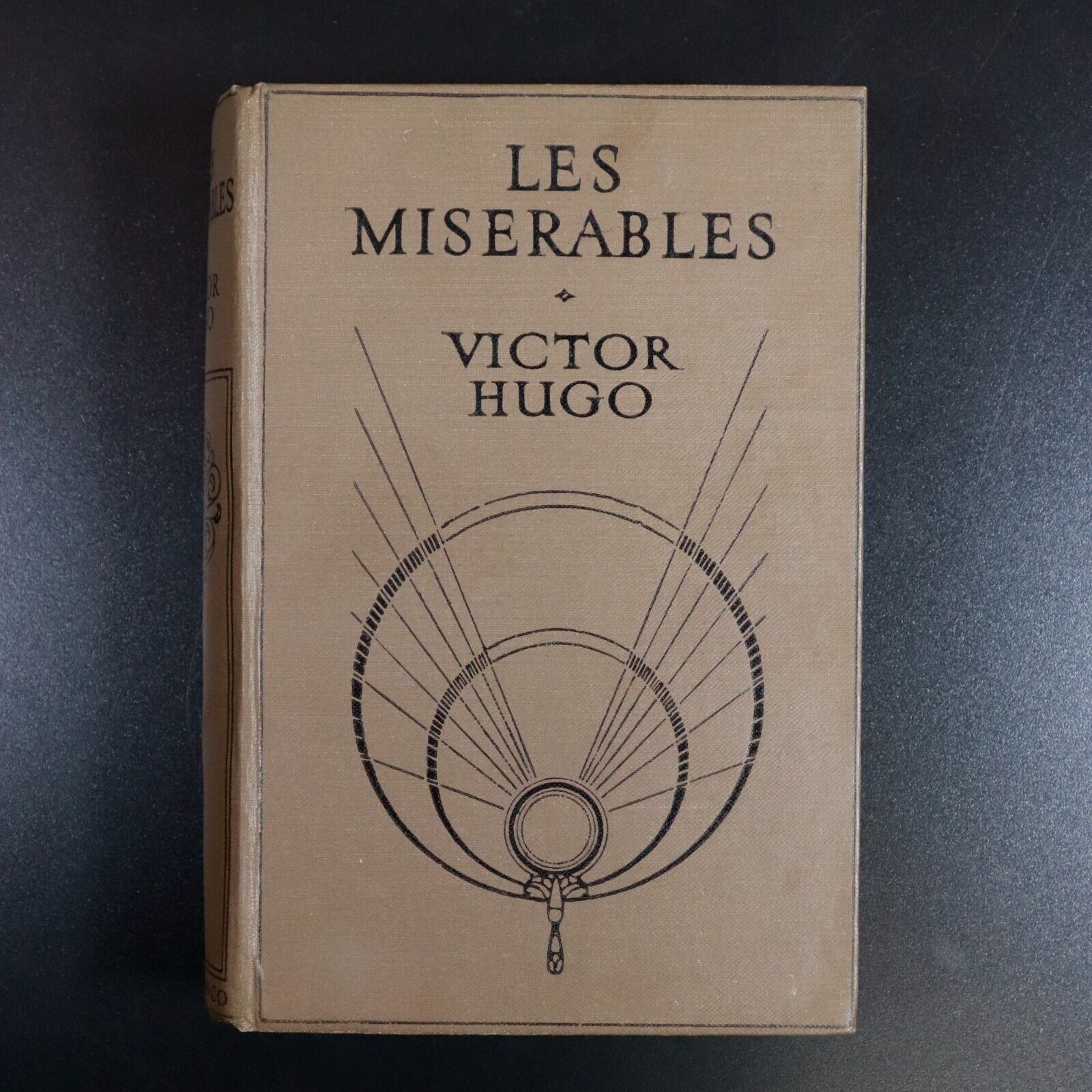 c1910 Les Miserables by Victor Hugo Antique Classic Literature Book