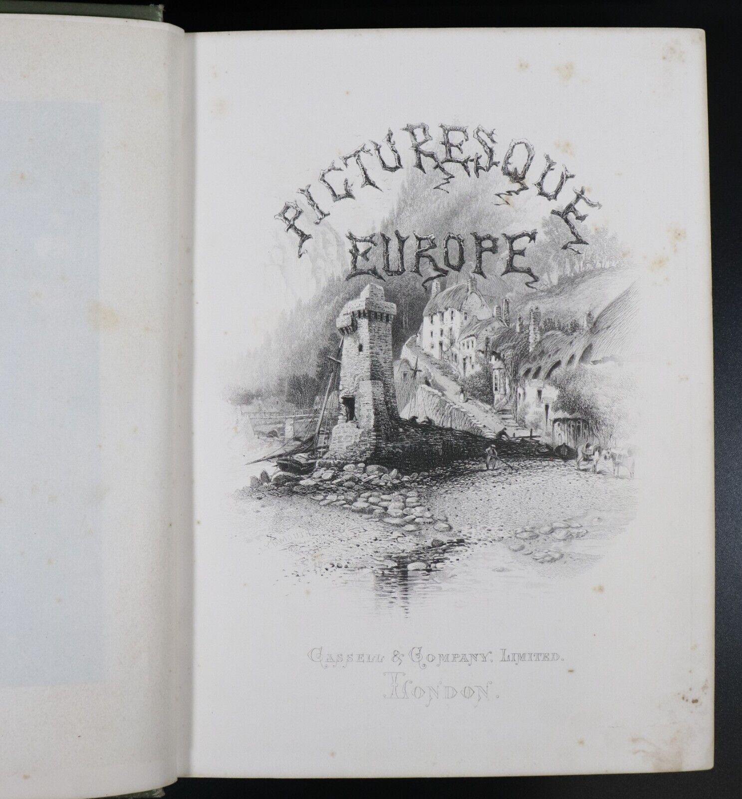 c1890 Picturesque Europe: The British Isles Antiquarian Illustrated History Book - 0