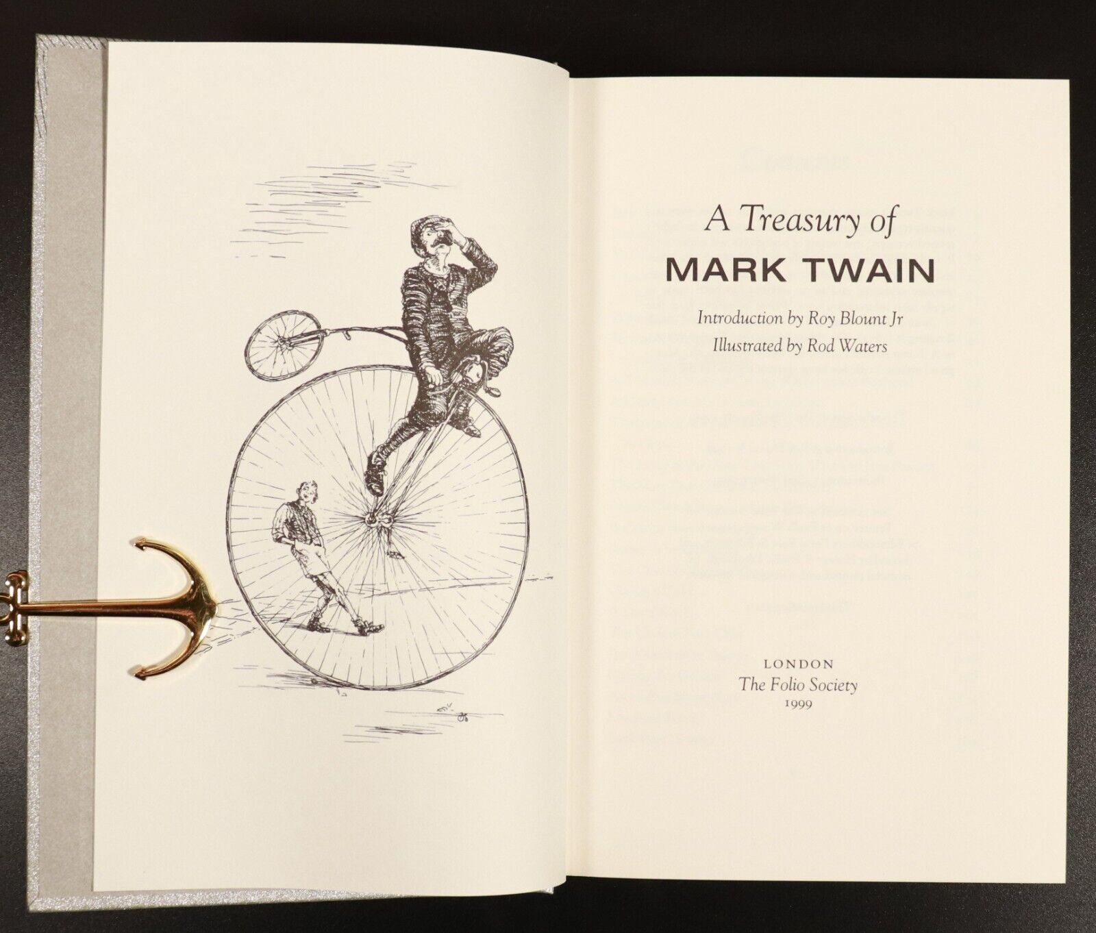 2001 A Treasury Of Mark Twain Folio Society Illustrated Fiction Book - 0