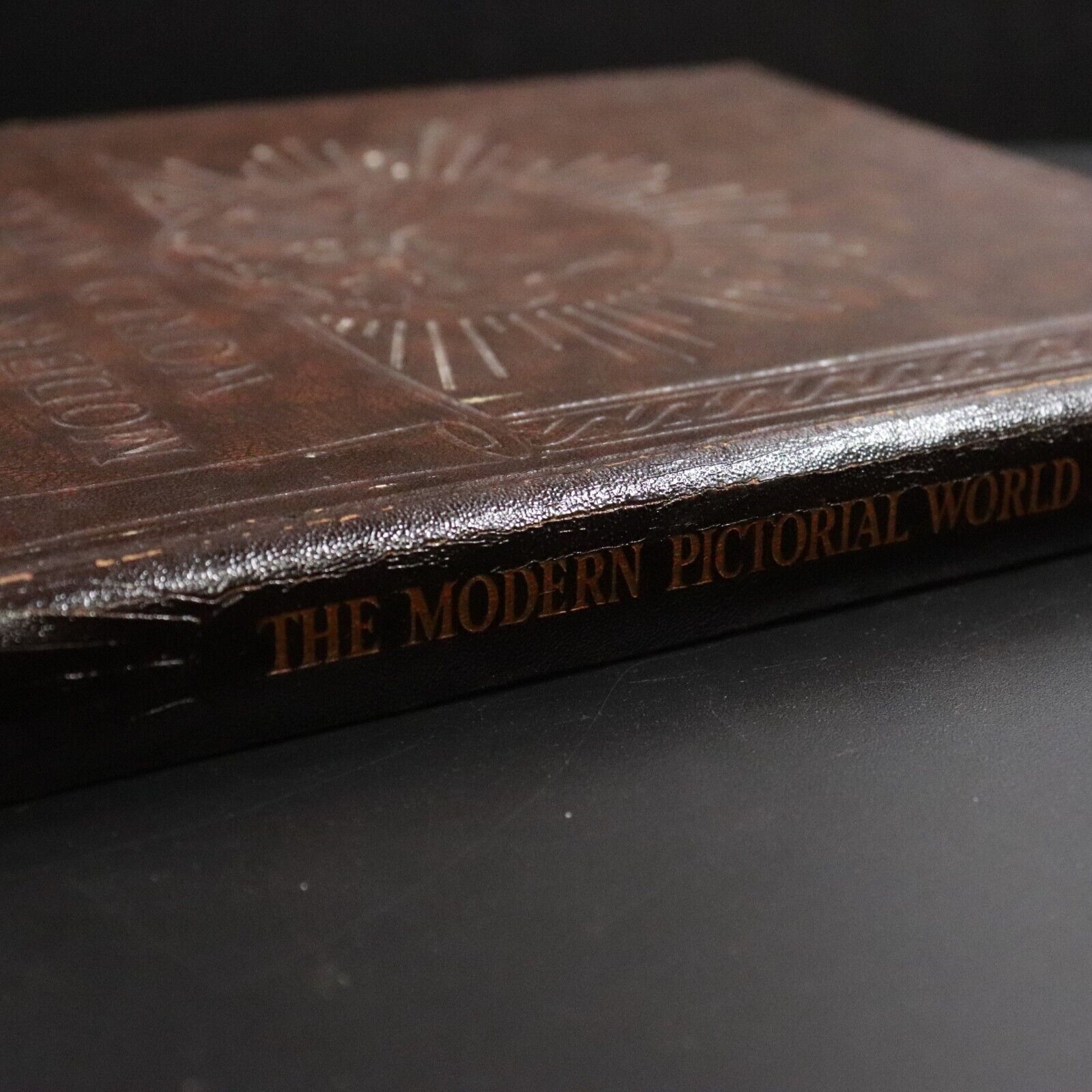 c1950 The Modern Pictorial World Atlas & Peoples Of The Earth Vintage Maps Book